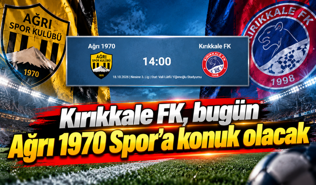 Kırıkkale FK, bugün Ağrı 1970 Spor'a konuk olacak