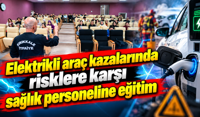 Elektrikli araç kazalarında risklere karşı sağlık personeline eğitim