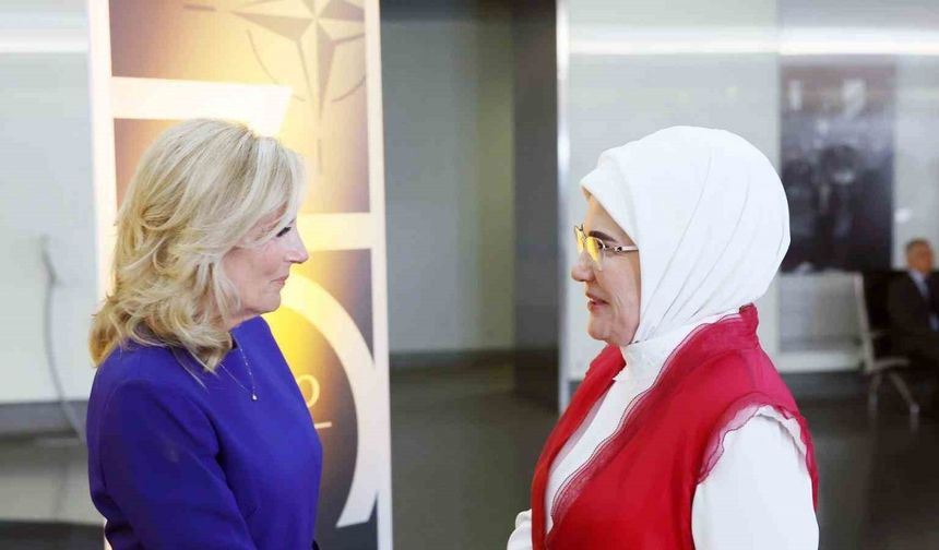 Emine Erdoğan, Jill Biden’ın ev sahipliğindeki resepsiyona katıldı