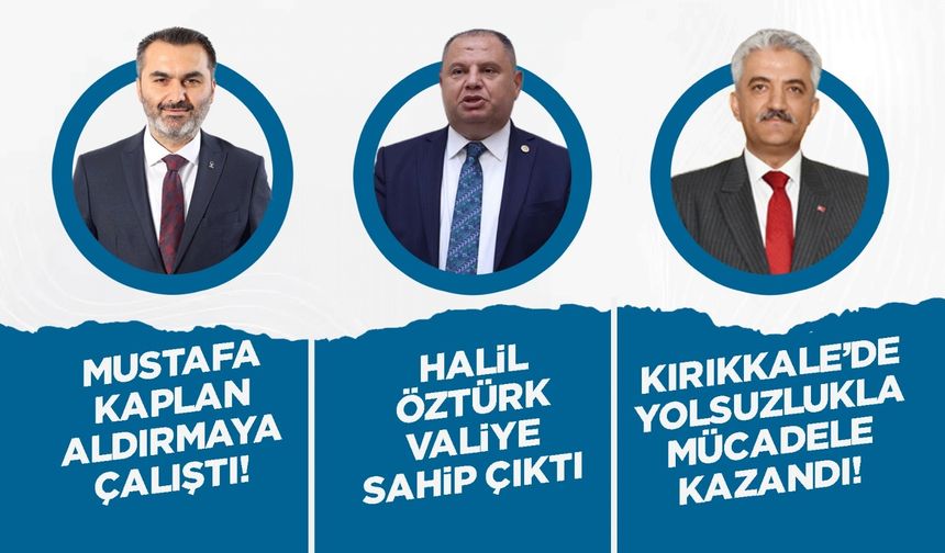 KIRIKKALE’DE YOLSUZLUKLA MÜCADELE KAZANDI