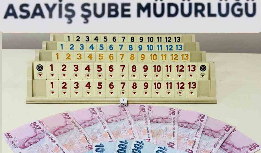 Kumar oynayan 5 kişi yakalandı
