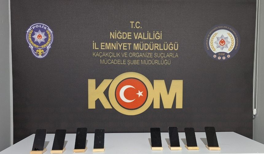 Niğde’de kaçakçılık operasyonu: 3 gözaltı