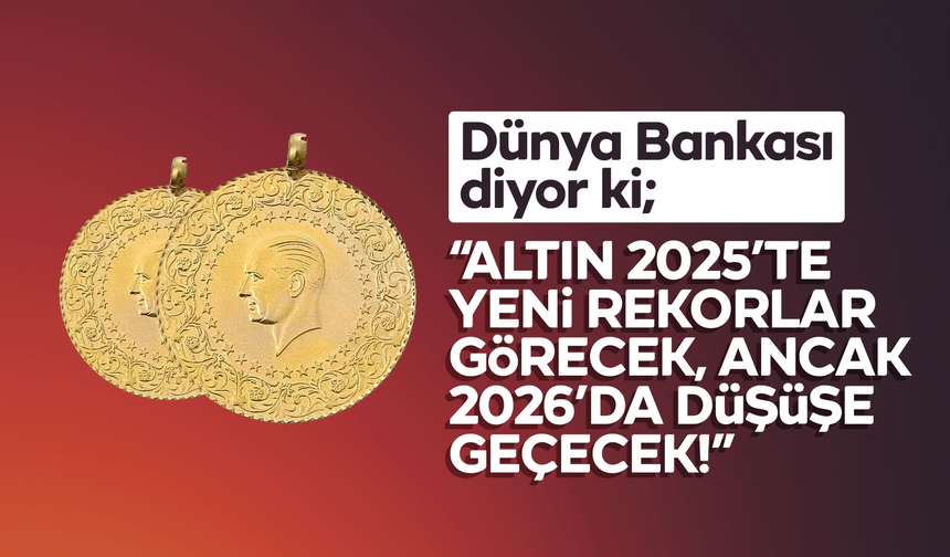 Dünya Bankası: “Altından yeni bir rekor gelebilir!”