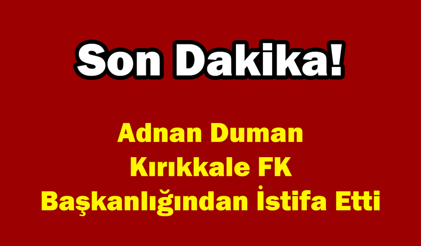 Kırıkkale FK'da Sıcak Gelişme