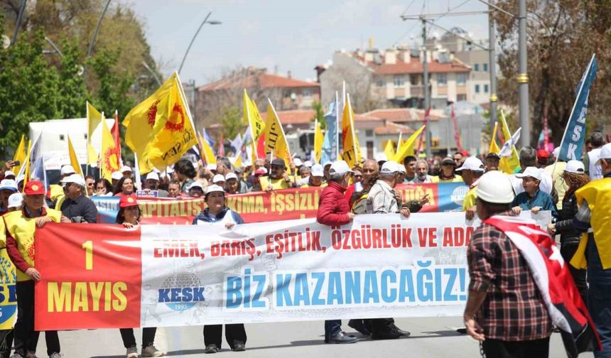 Konya’da 1 Mayıs kutlamaları