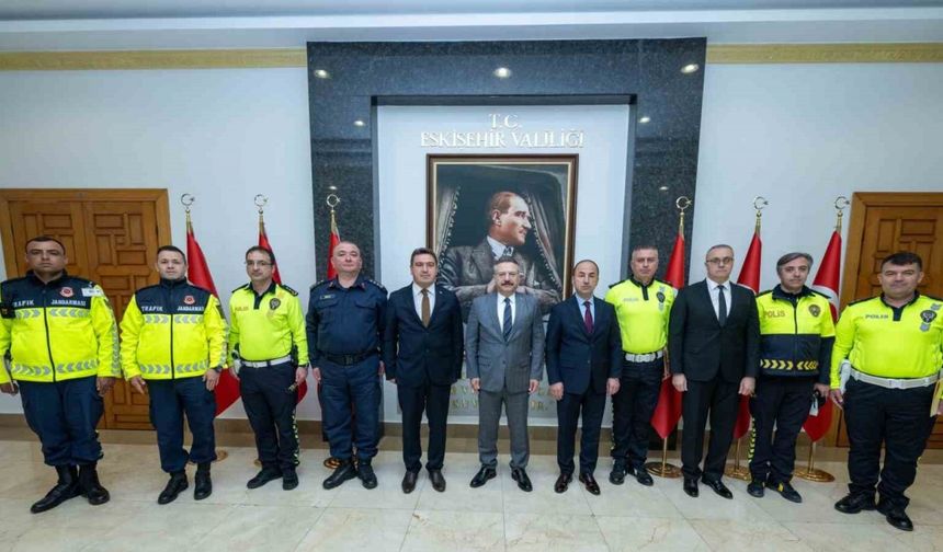 Trafik personeline başarı belgesi verildi