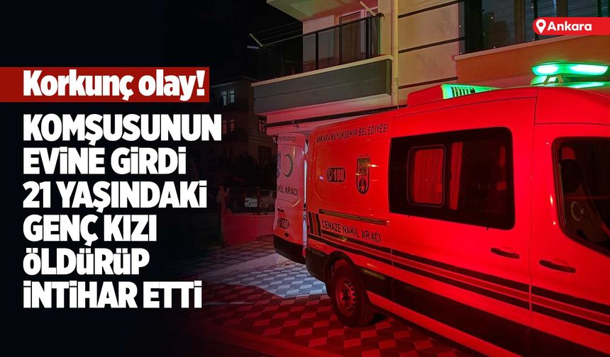 Korkunç olay! Komşusunu vurup intihar etti