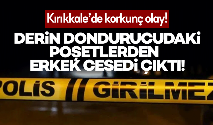 Çilingirle girdiği evde korkunç manzarayla karşılaştı: Derin dondurucularda bulunan poşetlerden erkek cesedi çıktı