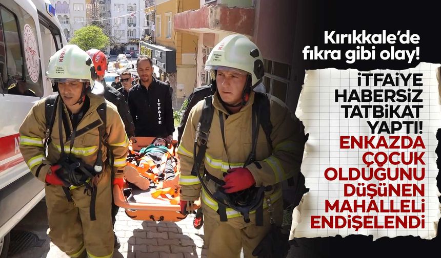 Kırıkkale’de habersiz tatbikat yapıldı, herkes gerçek sandı: Enkazda çocuk olduğunu düşünen mahalleli endişelendi