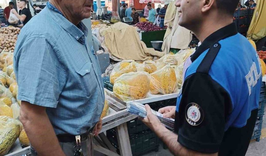 Güvenlik bilincine yönelik broşürlü uyarı