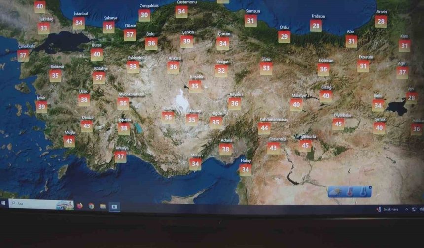 Meteoroloji Genel Müdürlüğü’nden sıcak hava uyarısı
