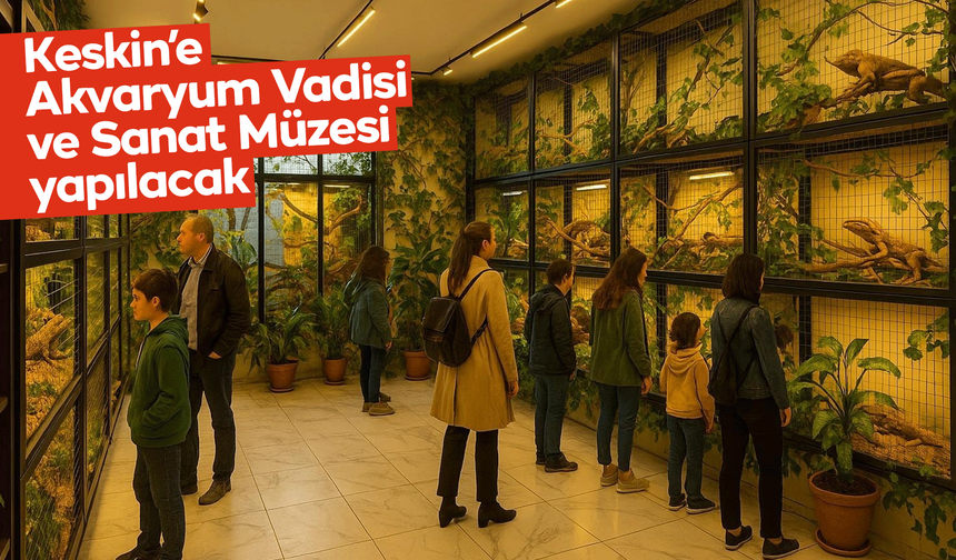 Keskin’e Akvaryum Vadisi ve Sanat Müzesi yapılacak
