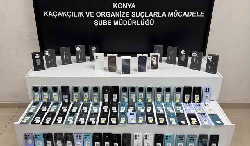 2.5 milyon lira değerinde kaçak cep telefonu ele geçirildi