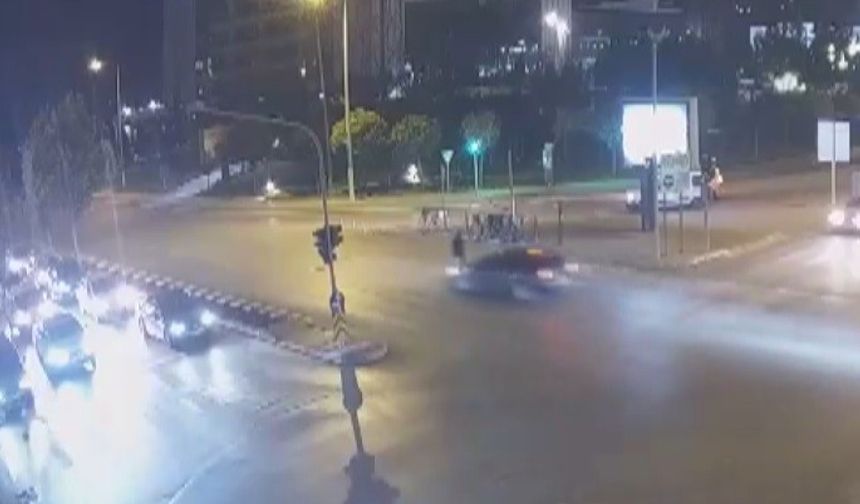 Kaza anları kameraya yansıdı