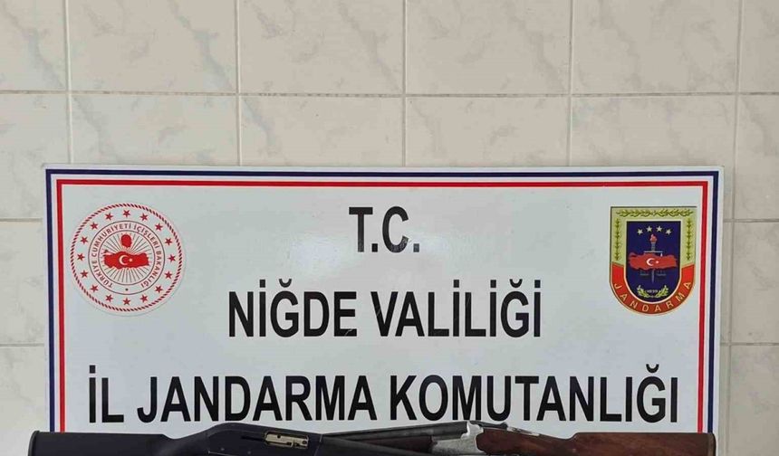 Ruhsatsız silah operasyonu: 4 kişi hakkında adli işlem başlatıldı