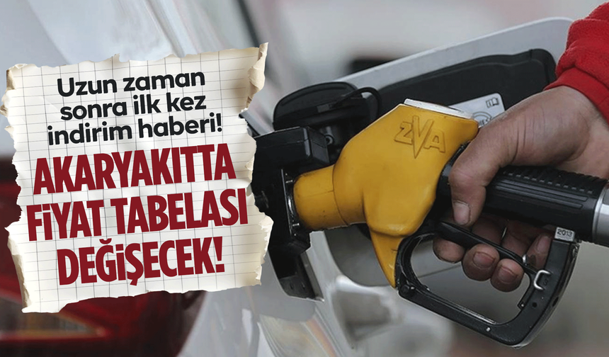 Sürücüleri sevindirecek haber! Akaryakıt fiyatına indirim geliyor!