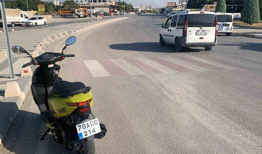 Motosiklet kazası: 1 yaralı