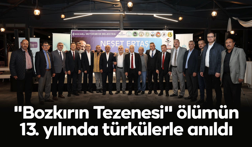 "Bozkırın Tezenesi" ölümün 13. yılında türkülerle anıldı