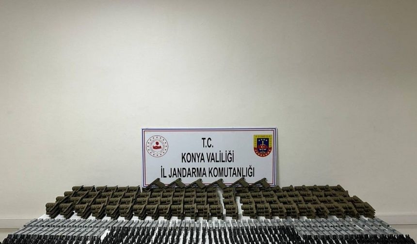 Çok sayıda silah parçası ele geçirildi