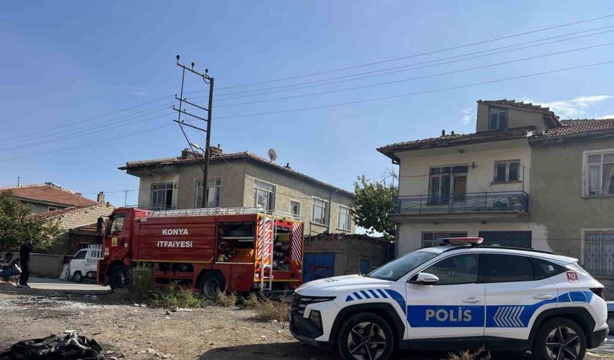 Müstakil evde yangın