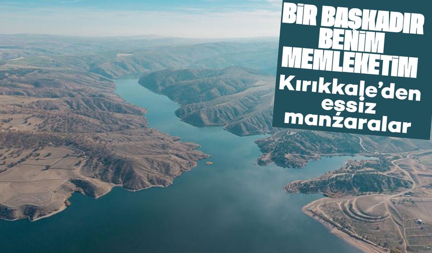 Bozkırın ortasında mest eden mavi