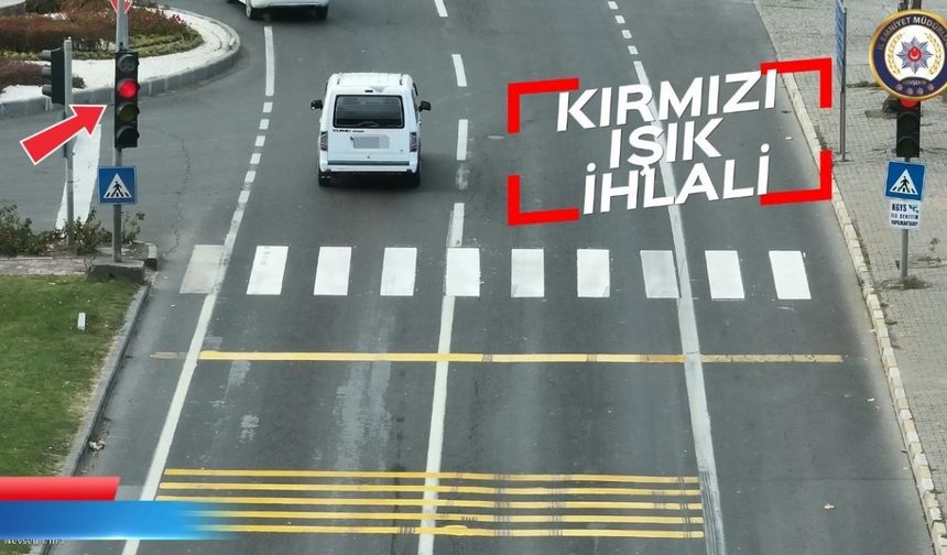 Dron ile trafik denetimleri artırıldı