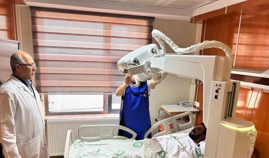 Yerli mobil dijital röntgen cihazı hizmete sunuldu