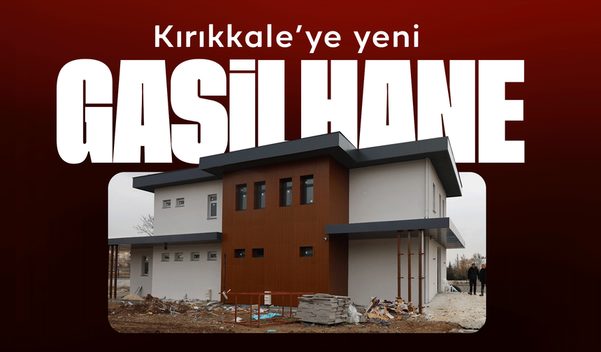Kırıkkale’de yeni gasilhane inşaatında sona yaklaşıldı