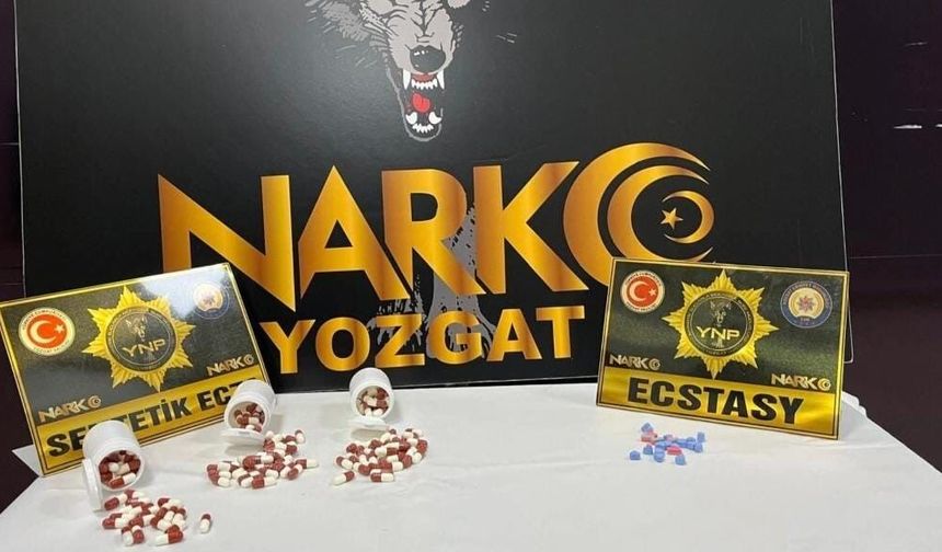 192 adet uyuşturucu hap ele geçirildi