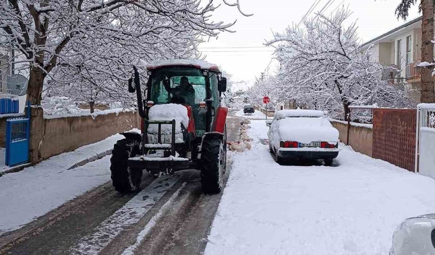 Kar kalınlığı 10 santime ulaştı