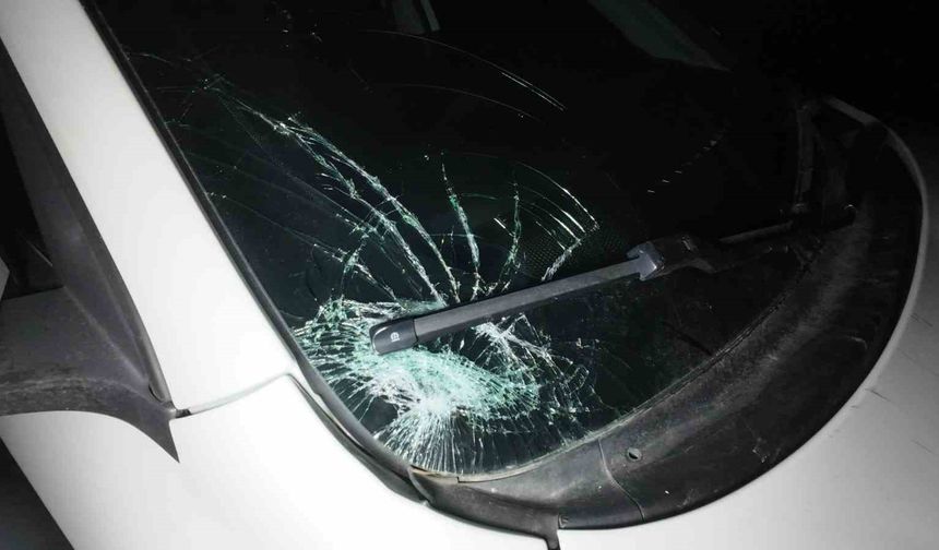 Otomobilin çarptığı kadın yaralandı