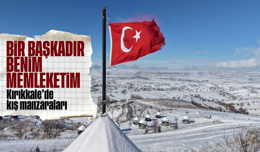 Bin 744 rakımlı Dinek Dağı’nda kartpostallık kış manzarası: Yeni yılın ilk gününde kar sevinci yaşandı