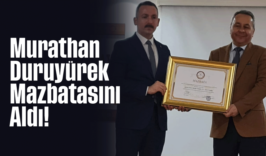 Kırıkkale Esnaf ve Sanatkârlar Odası’nda Değişim Resmileşti! Murathan Duruyürek Mazbatasını Aldı!