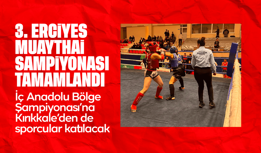 3.Erciyes Muaythai Şampiyonası tamamlandı