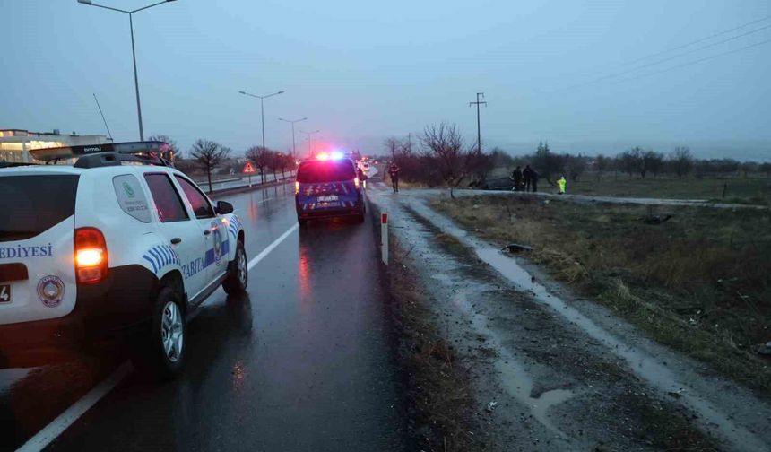 Kazada 18 yaşındaki sürücü hayatını kaybetti