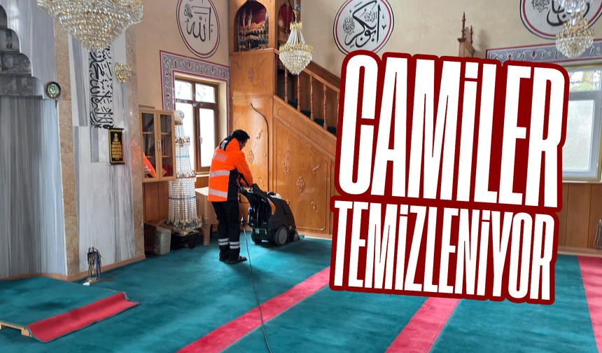 Kırıkkale’de Ramazan Öncesi Cami ve İbadethanelerde Temizlik Seferberliği