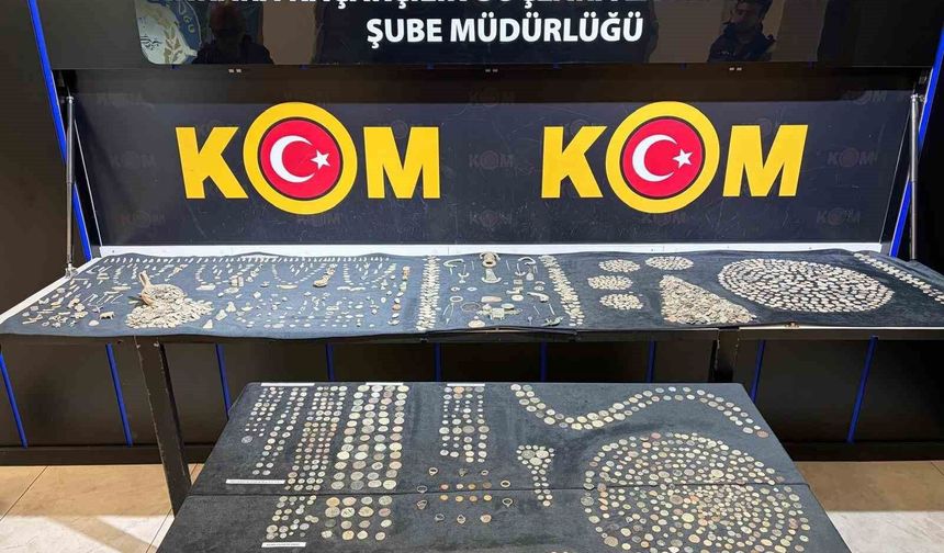 30 milyon liralık tarihi eser ele geçirildi