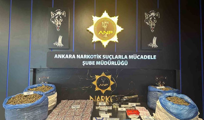 Ankara'da narkotik operasyonları: 107 gözaltı