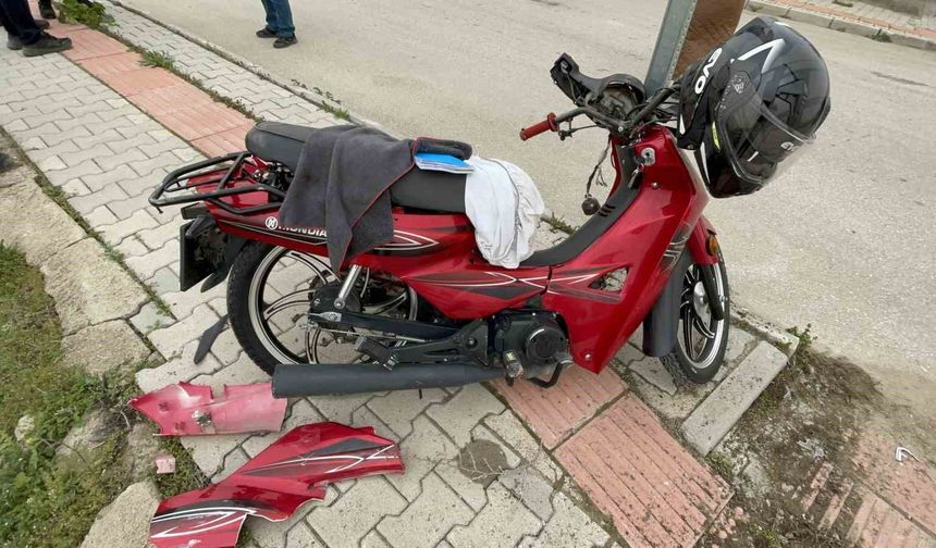 Karaman'da motosiklet kazası: 1 yaralı