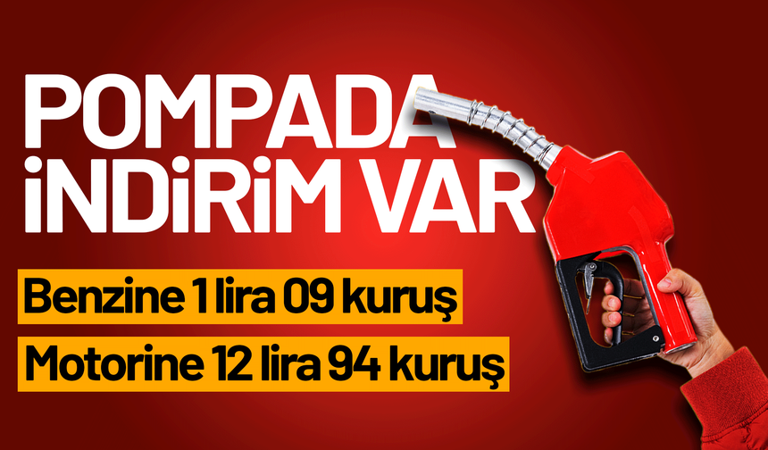 Akaryakıta çifte indirim