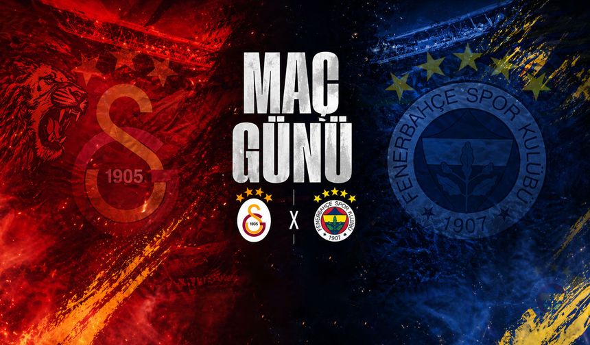 Süper Lig’de Dev Derbi: Galatasaray ile Fenerbahçe Karşı Karşıya