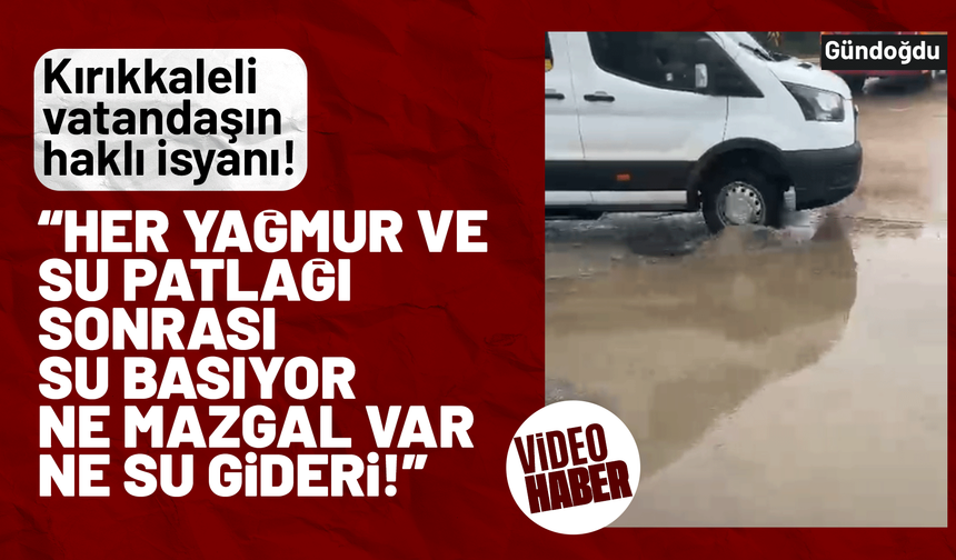 Kırıkkaleli vatandaşın ‘mazgal’ isyanı!