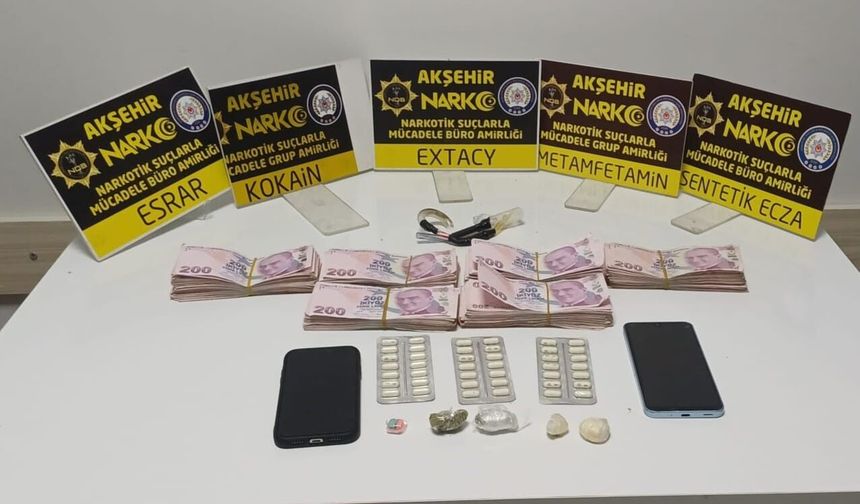 Akşehir'de uyuşturucu operasyonu: 1 tutuklama