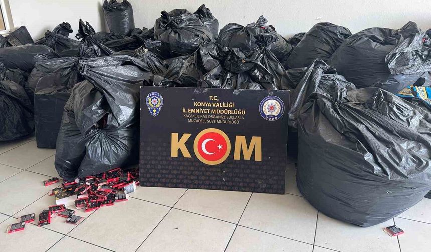 Konya'da 20 milyon liralık cinsel içerikli ürün operasyonu: 1 gözaltı