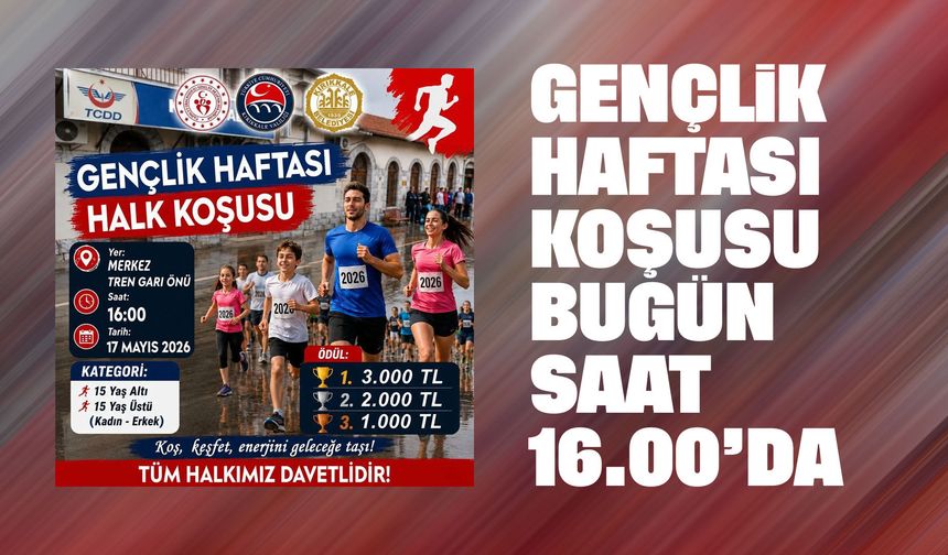 Kırıkkale’de Gençlik Haftası Coşkusu Halk Koşusuyla bugün yapılacak
