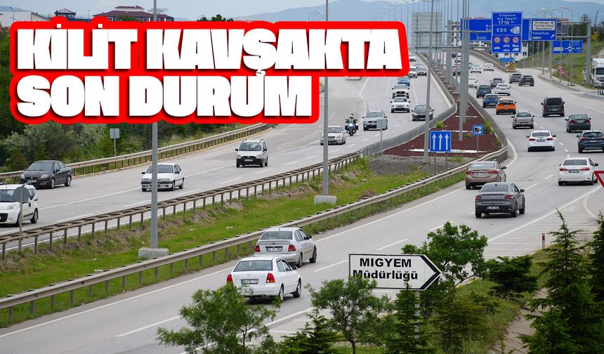 43 ilin bağlantı noktasında yolların son durumu havadan görüntülendi