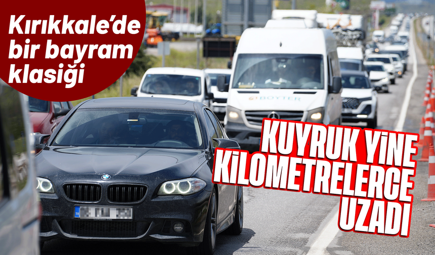 43 ilin geçiş noktasında trafik yoğunluğu arttı