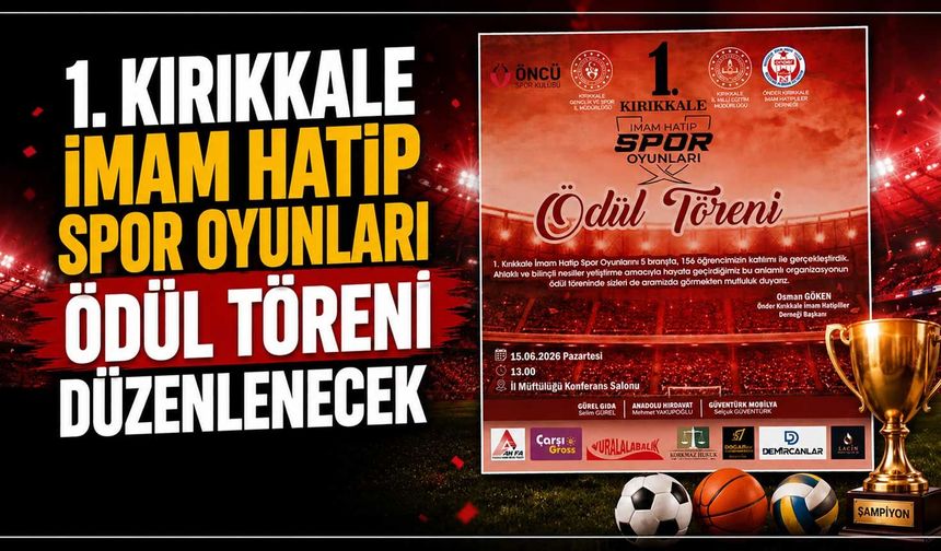1. Kırıkkale İmam Hatip Spor Oyunları düzenlenecek