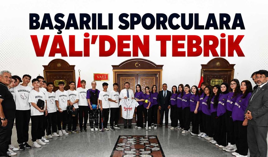 Başarılı sporculara Vali’den tebrik