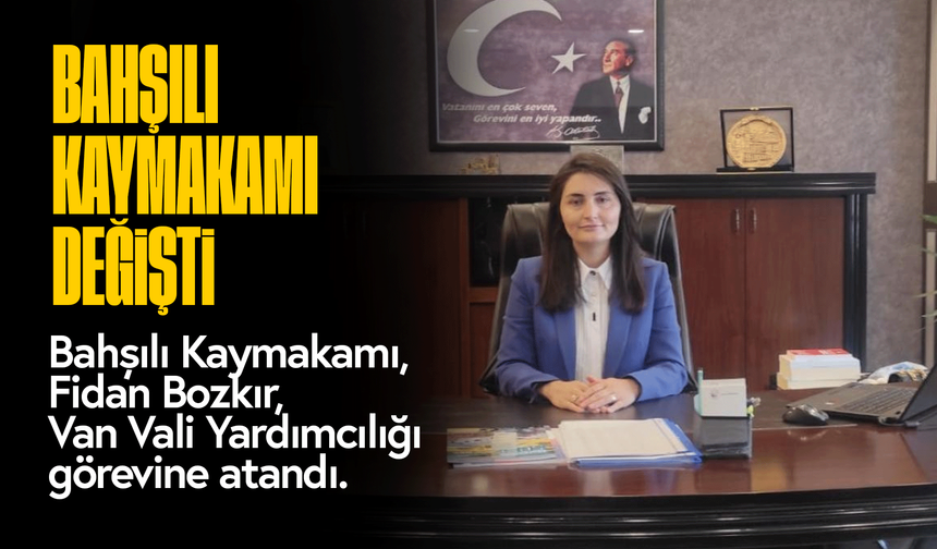 Bahşılı Kaymakamı değişti